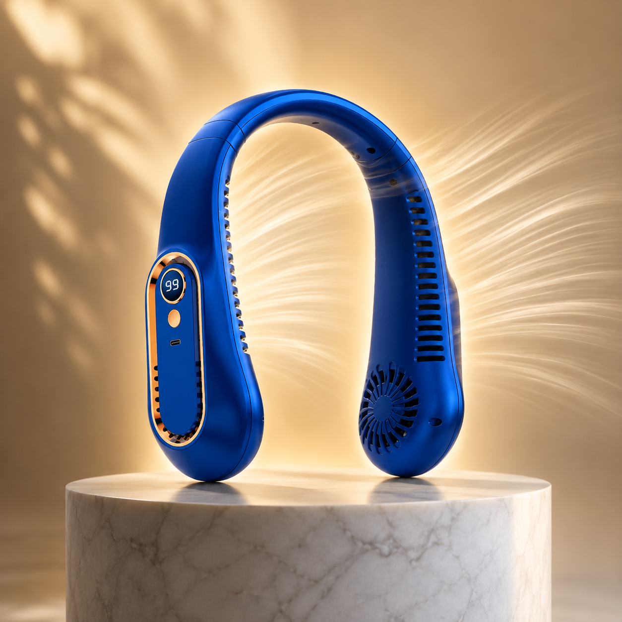SolGlide Hanging Neck Fan
