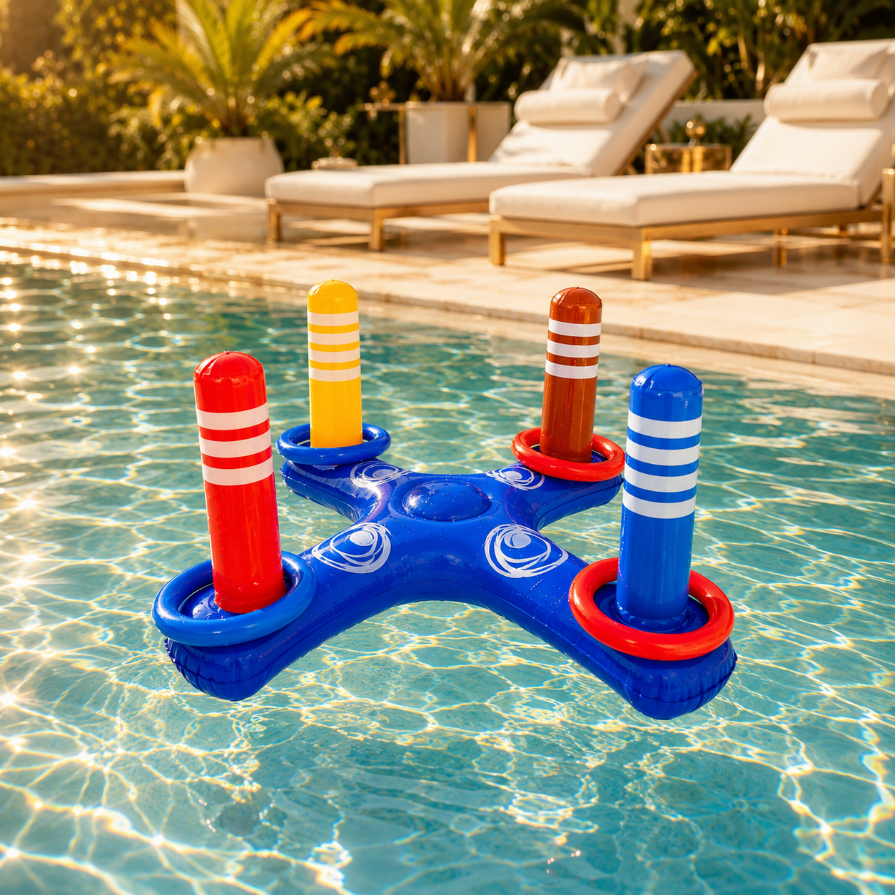 SolHoop Inflatable Pool Basketball Set