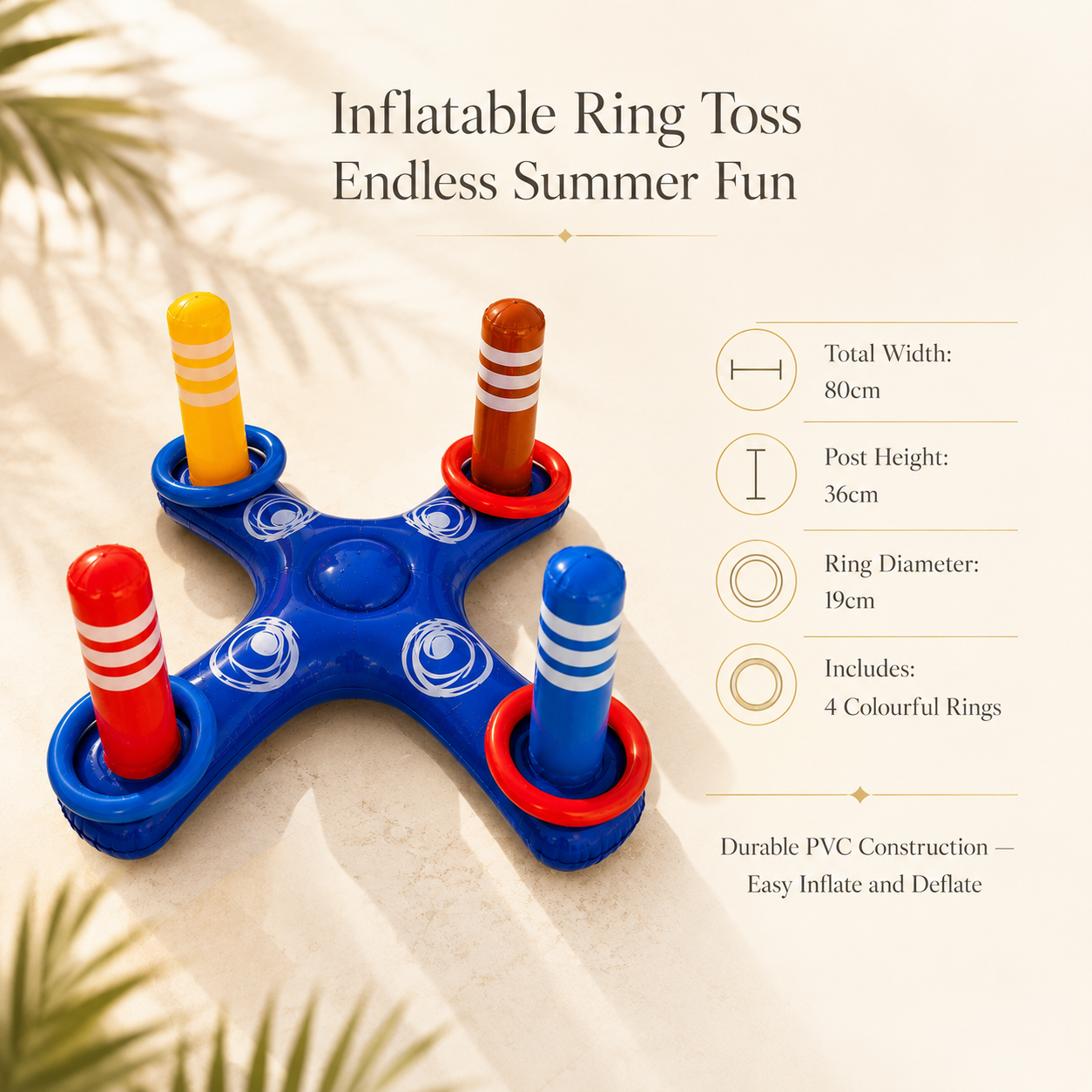 SolHoop Inflatable Pool Basketball Set