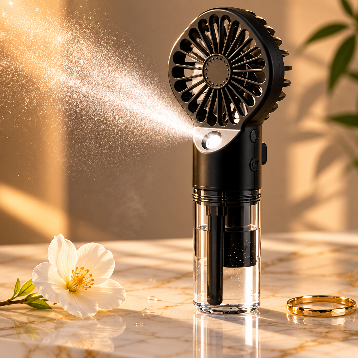 SolMist Handheld Humidifier Fan