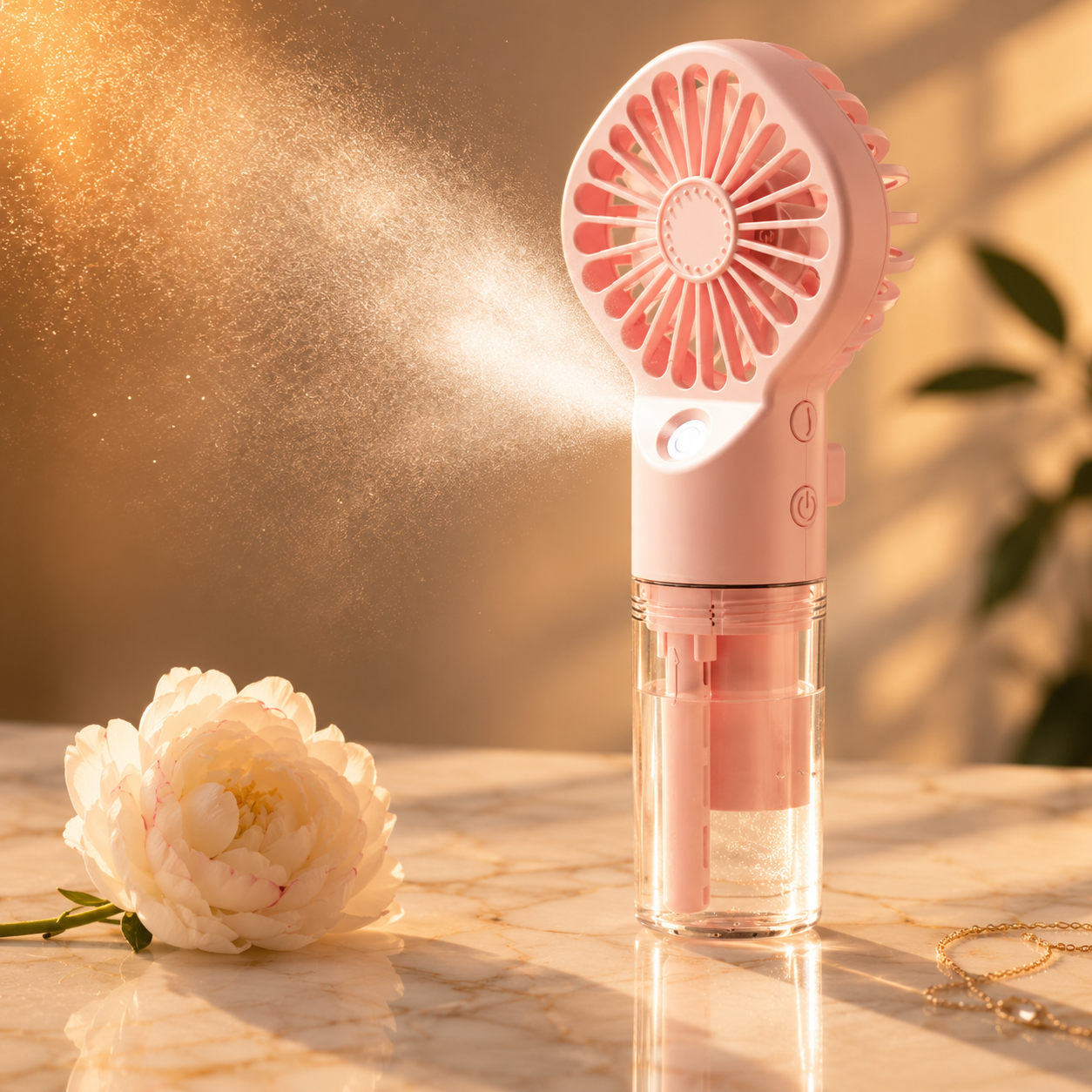 SolMist Handheld Humidifier Fan