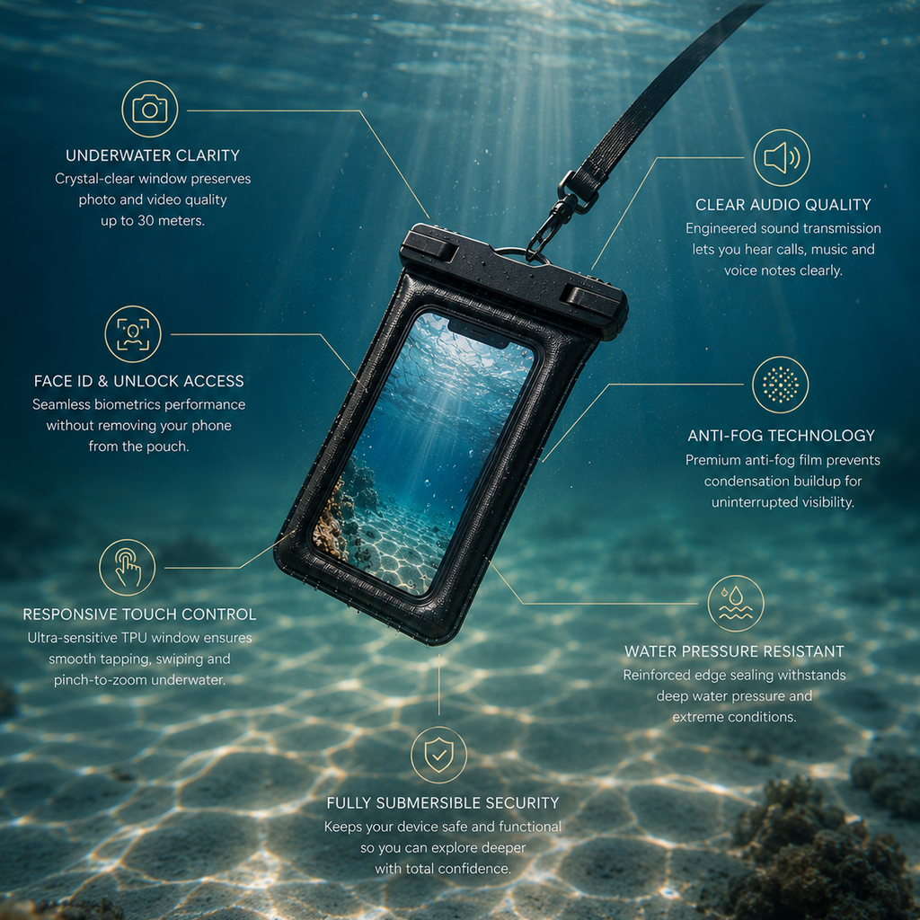SolSeal PVC Waterproof Phone Bag