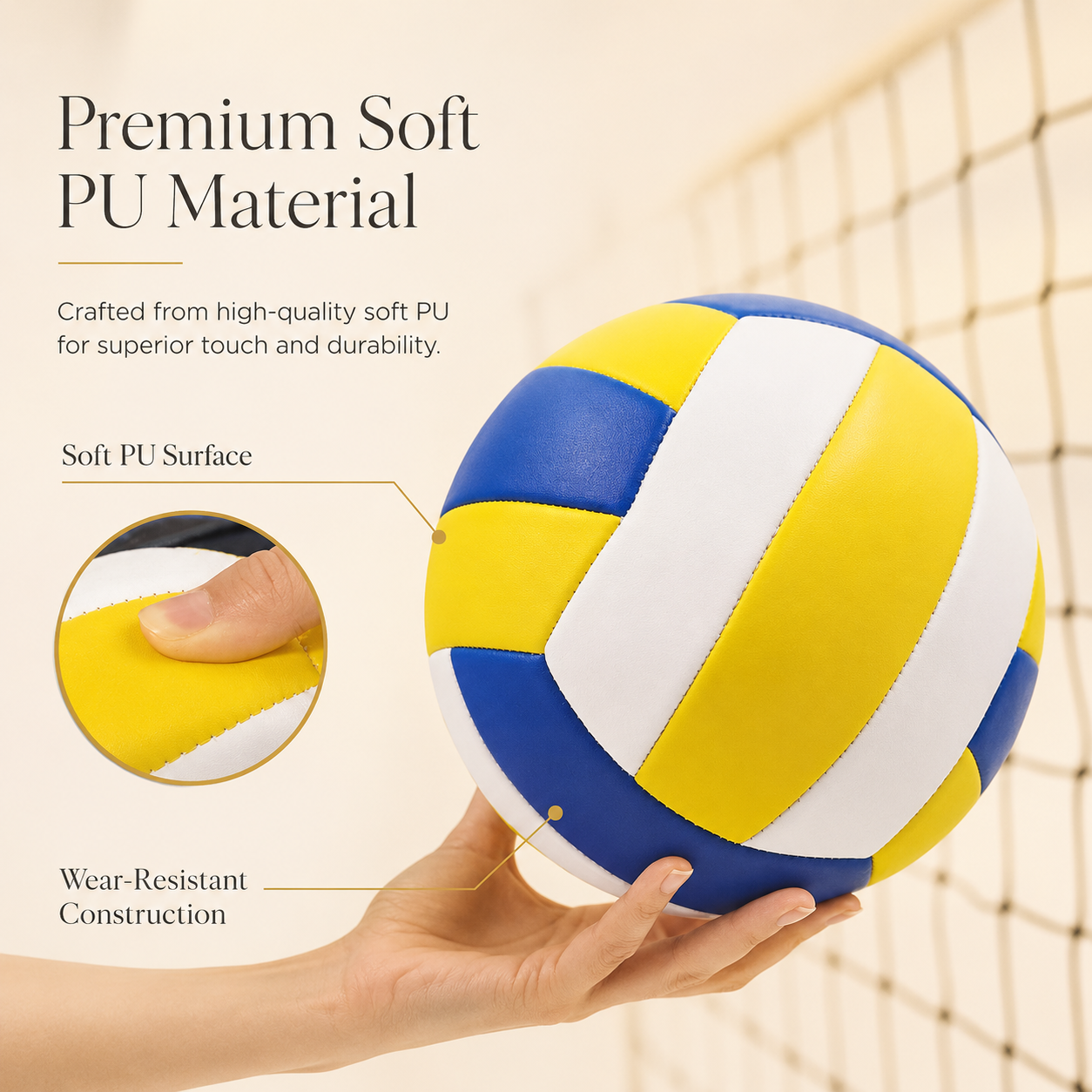 SolServe Inflatable Beach Volleyball