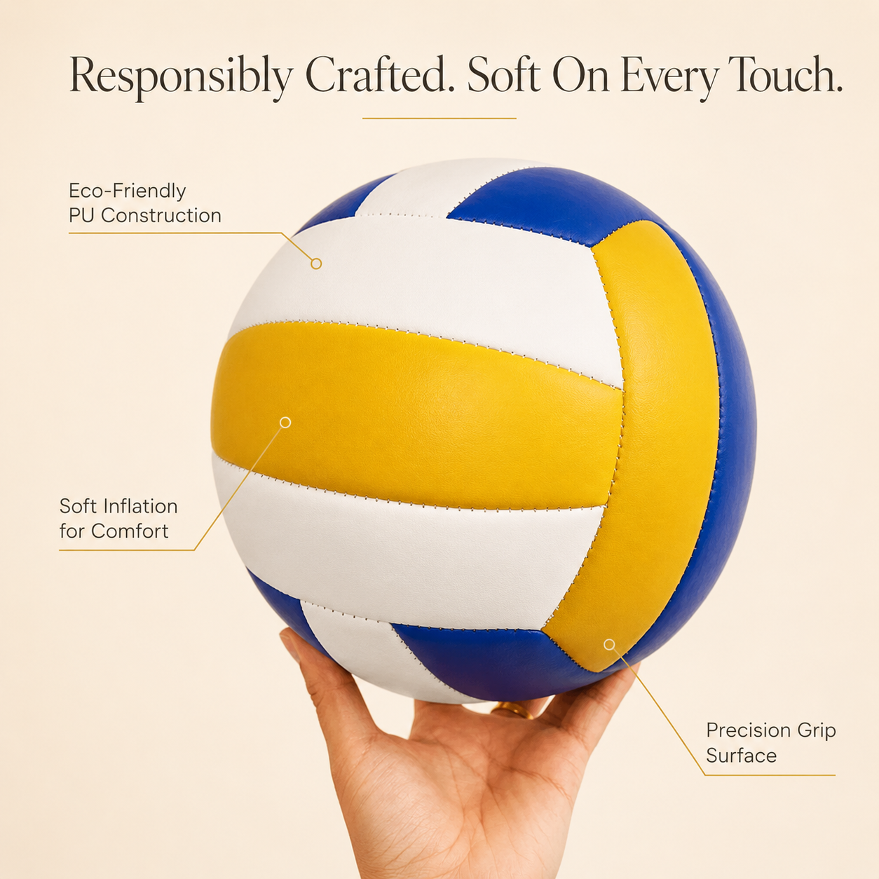 SolServe Inflatable Beach Volleyball