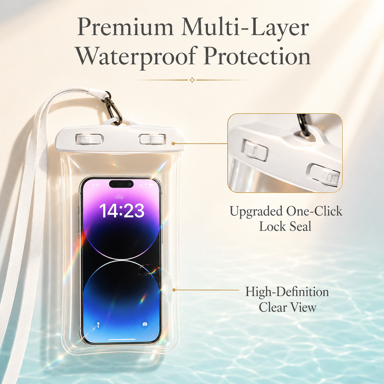 SolShell Waterproof Phone Pouch