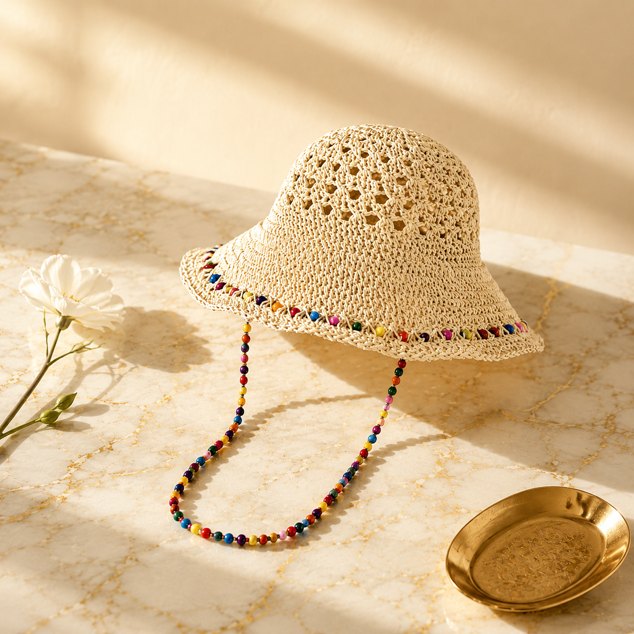 SolWeave Bohemian Sun Hat
