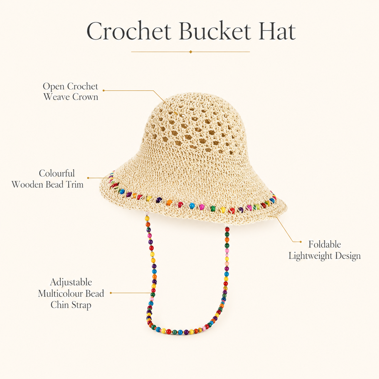 SolWeave Bohemian Sun Hat