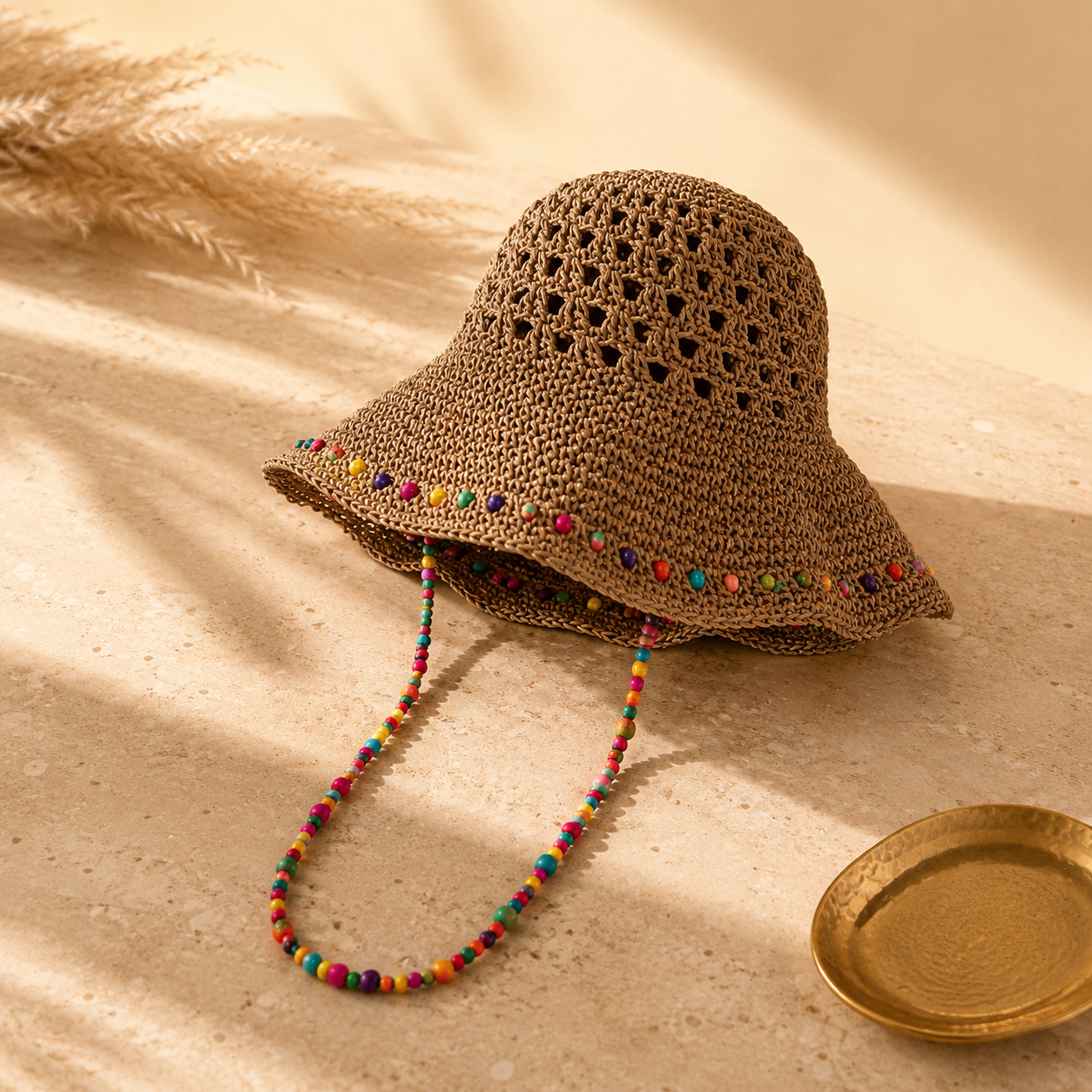 SolWeave Bohemian Sun Hat