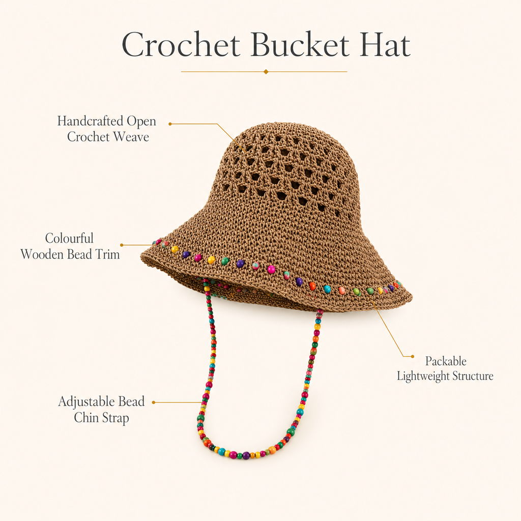 SolWeave Bohemian Sun Hat