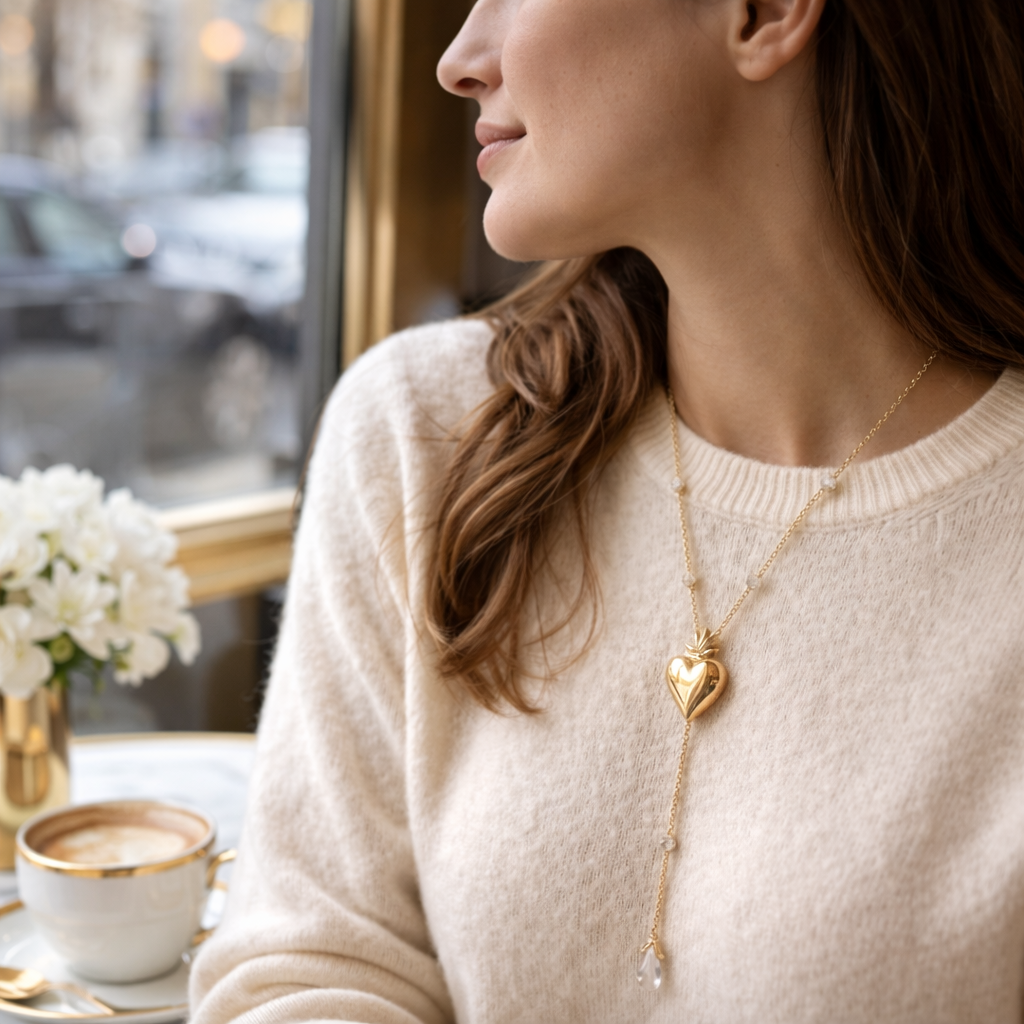 RadiantFaith Cross Tassel Necklace