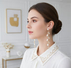Aurelia Gold Pearl Clip-Ons