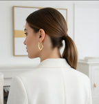 Aurelia Gold Zircon Hoops