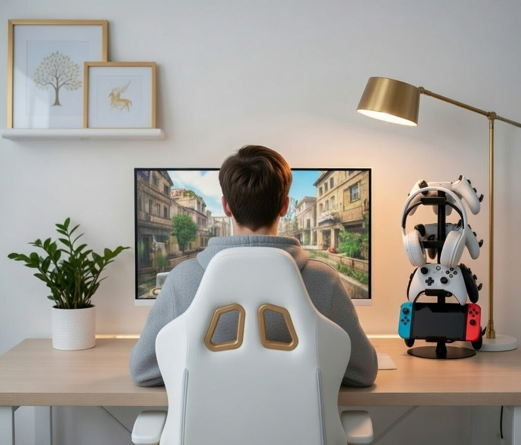 Multi-Tier Game Controller Stand